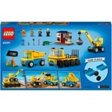 LEGO City - Les camions de chantier et la grue à boule de démolition, Jouets de construction 60391