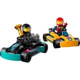 LEGO City - Les karts et les pilotes de course, Jouets de construction 60400