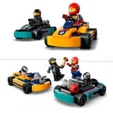 LEGO City - Les karts et les pilotes de course, Jouets de construction 60400