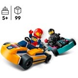 LEGO City - Les karts et les pilotes de course, Jouets de construction 60400