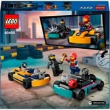 LEGO City - Les karts et les pilotes de course, Jouets de construction 60400