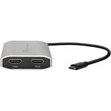 OWC Adaptateur Thunderbolt 3 > Double HDMI 4K Argent/Noir