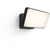 Philips Hue White Welcome Projecteur Extérieur, Lumière LED Noir