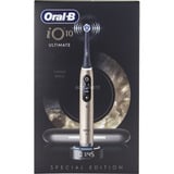 Procter & Gamble Oral-B iO Series 10, Brosse a dents electrique Or/Noir, Adulte, Brosse à dents oscillante, Sensible, Blanchiment, Soins des gencives, Nettoyage en profondeur, Tongue care, Soin quotidien,..., Noir, 2 min, Noir