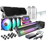 RAIJINTEK SCYLLA PRO CA360, Watercooling Noir, Kit de refroidissement du liquide, 75 cfm, Multicolore