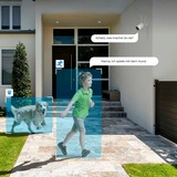 Reolink W330 Balle (forme) Caméra de sécurité IP Intérieure et extérieure 3840 x 2160 pixels Mur, Caméra de surveillance Blanc/Noir, Caméra de sécurité IP, Intérieure et extérieure, Avec fil &sans fil, Google Assistant, Mur, Blanc