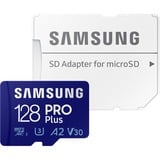 Samsung PRO Plus 128 Go microSDXC (2023) , Carte mémoire UHS-I U3, Classe 10, V30, A2