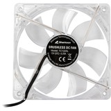 Sharkoon Ventilateur de boîtier LED bleue BULK ventilateur de boîtier Transparent, 120 x 120 x 25 mm