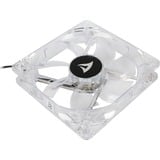 Sharkoon Ventilateur de boîtier LED bleue BULK ventilateur de boîtier Transparent, 120 x 120 x 25 mm