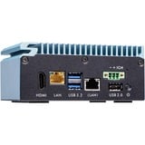 Shuttle Edge PC SPCEL02 , Intel Celeron J6412, 1x HDMI, 2x 2.5G LAN, 1x COM, DIO (4x in, 4x out), 3x USB, 2x M.2, 12-24V, fonctionnement permanent 24/7, montage VESA & DIN-RAIL, Barebone Turquoise, Intel Celeron J6412, 1x HDMI, 2x 2.5G LAN, 1x COM, DIO (4x in, 4x out), 3x USB, 2x M.2, 12-24V, fonctionnement permanent 24/7, montage VESA & DIN-RAIL, 0,46L mini PC, Mini PC type barebone, Intel SoC, BGA 1493, DDR4-SDRAM, SATA