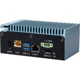 Shuttle Edge PC SPCEL02 , Intel Celeron J6412, 1x HDMI, 2x 2.5G LAN, 1x COM, DIO (4x in, 4x out), 3x USB, 2x M.2, 12-24V, fonctionnement permanent 24/7, montage VESA & DIN-RAIL, Barebone Turquoise, Intel Celeron J6412, 1x HDMI, 2x 2.5G LAN, 1x COM, DIO (4x in, 4x out), 3x USB, 2x M.2, 12-24V, fonctionnement permanent 24/7, montage VESA & DIN-RAIL, 0,46L mini PC, Mini PC type barebone, Intel SoC, BGA 1493, DDR4-SDRAM, SATA