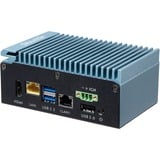Shuttle Edge PC SPCEL02 , Intel Celeron J6412, 1x HDMI, 2x 2.5G LAN, 1x COM, DIO (4x in, 4x out), 3x USB, 2x M.2, 12-24V, fonctionnement permanent 24/7, montage VESA & DIN-RAIL, Barebone Turquoise, Intel Celeron J6412, 1x HDMI, 2x 2.5G LAN, 1x COM, DIO (4x in, 4x out), 3x USB, 2x M.2, 12-24V, fonctionnement permanent 24/7, montage VESA & DIN-RAIL, 0,46L mini PC, Mini PC type barebone, Intel SoC, BGA 1493, DDR4-SDRAM, SATA