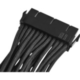 SilverStone 24pin -24pin, 0.3m 0,3 m, Câble d'extension Noir, 0.3m, 0,3 m, ATX (24-pin), ATX (24-pin), Mâle, Femelle, Noir, Détail Lite