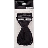 SilverStone 24pin -24pin, 0.3m 0,3 m, Câble d'extension Noir, 0.3m, 0,3 m, ATX (24-pin), ATX (24-pin), Mâle, Femelle, Noir, Détail Lite