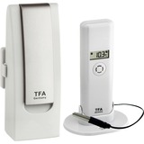 TFA WeatherHub capteur environnemental de maison intelligente Sans fil, Station météo Blanc, Humidité, Temperature, Sans fil, Wi-Fi, 868 MHz, -50 - 110 °C, LCD