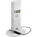 TFA WeatherHub capteur environnemental de maison intelligente Sans fil, Station météo Blanc, Humidité, Temperature, Sans fil, Wi-Fi, 868 MHz, -50 - 110 °C, LCD