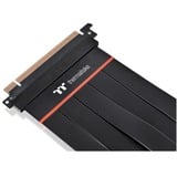 Thermaltake PCI-E 4.0 Extender 600mm 0,6 m, Câble d'extension Noir, 0,6 m, PCI-E x16 (Gen 3.0), PCI-E x16 (Gen 3.0), Mâle, Mâle, Droit