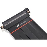 Thermaltake PCI-E 4.0 Extender 600mm 0,6 m, Câble d'extension Noir, 0,6 m, PCI-E x16 (Gen 3.0), PCI-E x16 (Gen 3.0), Mâle, Mâle, Droit