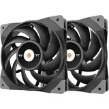 Thermaltake TOUGHFAN 14 Boitier PC Ventilateur 14 cm Noir 2 pièce(s), Ventilateur de boîtier Noir, Ventilateur, 14 cm, 500 tr/min, 2000 tr/min, 33,2 dB, 119,1 cfm