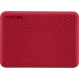 Toshiba Canvio Advance disque dur externe 2000 Go Rouge Rouge, 2000 Go, 2.5", 2.0/3.2 Gen 1 (3.1 Gen 1), Rouge