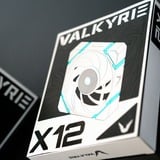 Valkyrie X12R ARGB 120 ventilateur de boîtier Blanc, 120 x 120 x 25 mm, PWM