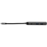 Verbatim 49140 hub & concentrateur USB 3.2 Gen 1 (3.1 Gen 1) Type-C, Hub USB Argent/Noir, USB 3.2 Gen 1 (3.1 Gen 1) Type-C, USB 3.2 Gen 1 (3.1 Gen 1) Type-C, Métal, 0,015 m, USB, 5 - 20 V