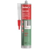 fischer Bauklebstoff Multi MS 290ml, Mastic Noir