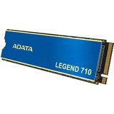 ADATA LEGEND 710 2 To M.2 PCI Express 3.0 NVMe 3D NAND SSD Bleu/Or, 2 To, M.2, 2400 Mo/s