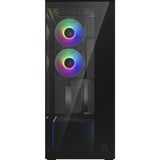 ARCTIC  boîtier midi tower Noir | 2x USB-A | 1x USB-C | RGB | Verre Trempé