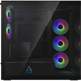 ARCTIC  boîtier midi tower Noir | 2x USB-A | 1x USB-C | RGB | Verre Trempé