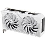 ASUS Dual -RTX5060-O8G-WHITE NVIDIA GeForce RTX 5060 8 Go GDDR7, Carte graphique Blanc, GeForce RTX 5060, 8 Go, GDDR7, 128 bit, 7680 x 4320 pixels, PCI Express 5.0