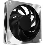 Alphacool Apex Stealth Metal, Ventilateur de boîtier Chrome/Noir, Connecteur PWM à 4 broches pour le ventilateur