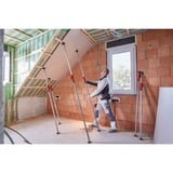 BESSEY Support de plafond et de montage STE250, Soutien Argent/Rouge