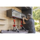 BESSEY Support de plafond et de montage STE90, Soutien Argent/Rouge