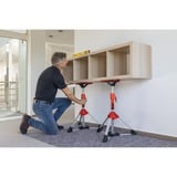 BESSEY Support de plafond et de montage STE90, Soutien Argent/Rouge