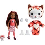 Barbie Cutie Reveal Chelsea - Costume Cuties Serie - Kitty Red Panda, Poupée 