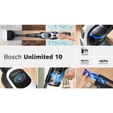 Bosch Unlimited 10 BCS1041WAC, Aspirateur balais Noir/Blanc