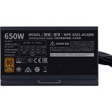 Cooler Master , 650 Watt alimentation  Noir