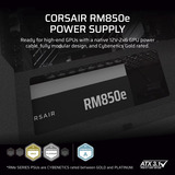 Corsair RM850e Remis à neuf alimentation modulaire 850 watt Noir, 1x 12V-2x6, 2x PCIe