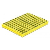 DeLOCK Clips de repérage de câbles A-Z, Serre-câble Jaune, 260 pièces