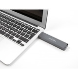 DeLOCK M.2 NVMe PCle SSD, SATA SSD, Boîtier disque dur Gris