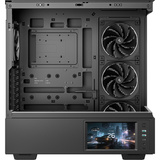DeepCool CH690 LCD boîtier midi tower Noir | 2x USB-A | 1x USB-C | RGB | Verre trempé