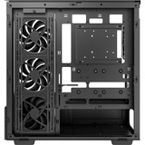 DeepCool CH690 LCD boîtier midi tower Noir | 2x USB-A | 1x USB-C | RGB | Verre trempé