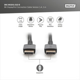 Digitus DB-340201-010-S, Câble Noir/gris