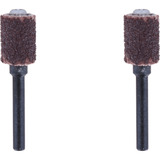 Dremel Bande abrasive Ø 6,4 mm, grain 60, avec tige abrasive, Bande de ponçage 