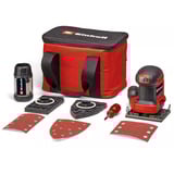 EINHELL Ponceuse vibrante à main sans fil Power X-Change TE-OS 18/113 3X Li-Solo, 18 Volts Rouge/Noir