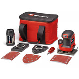 EINHELL TE-OS 18/113 3X Li-Solo, 4460730, Ponceuse vibrante Rouge/Noir
