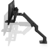 Ergotron HX Desk Dual, Support de moniteur Noir