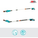 GARDENA TCS 20 / 18V P4A 5 cm Lithium-Ion (Li-Ion) Noir, Bleu, Orange, Élagueur Turquoise/gris, 3,5 kg, 20 cm, Batterie, 18 V, Lithium-Ion (Li-Ion)