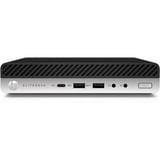 HP EliteDesk 800 G4 MP Generalüberholt, Mini PC Noir/Argent
